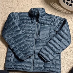 Eddie Bauer Men's Dark Gray Puffer Jacket